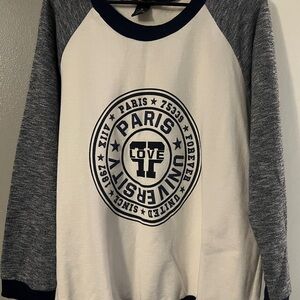 Rouge Helium Navy and White Sweatshirt